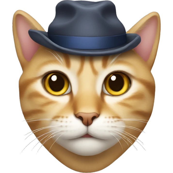 Cat with a hat emoji