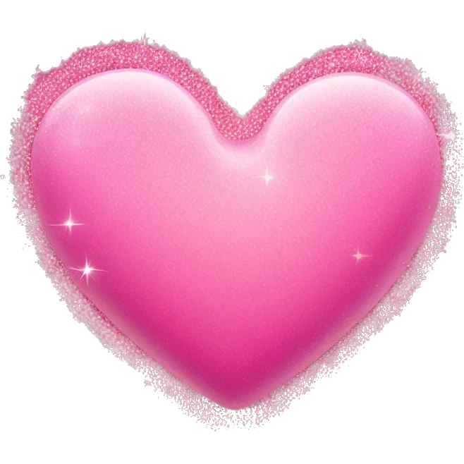 pink heart with sparkles emoji
