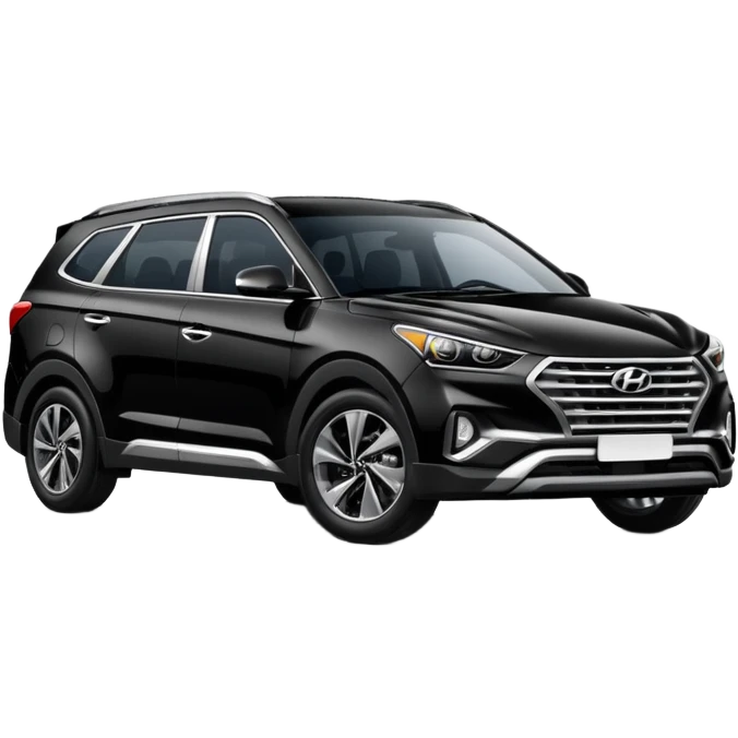 Black Hyundai creata car emoji