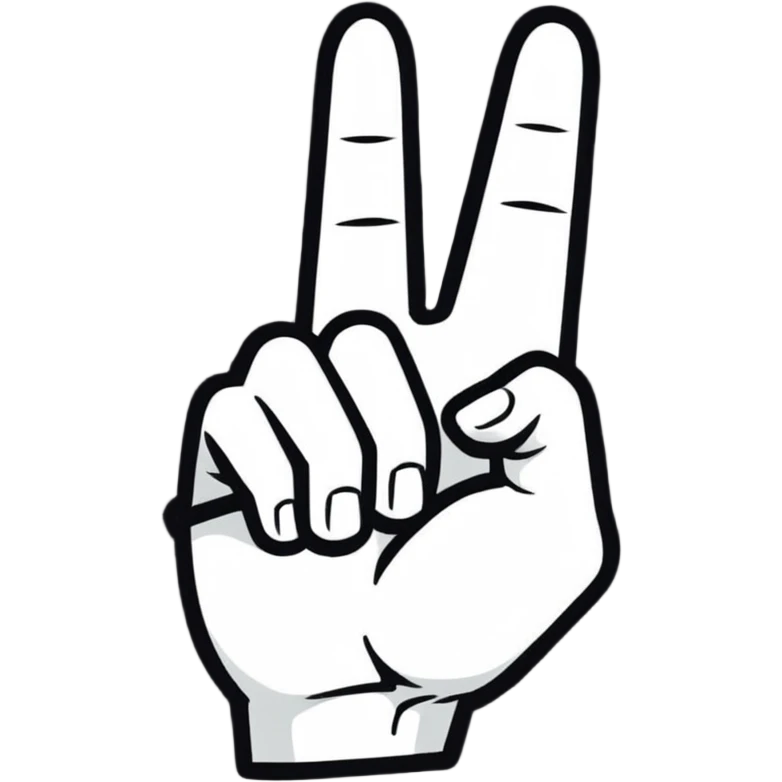 hand making the 'rock on' gesture, heavy metal fan style emoji