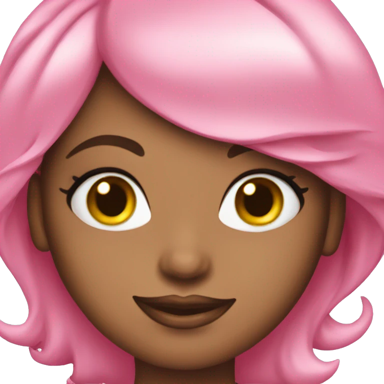 pink glamour girl emoji