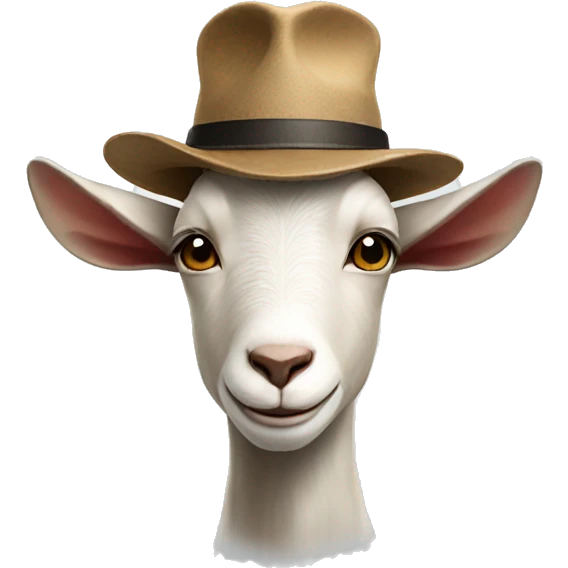 goat with a hat emoji