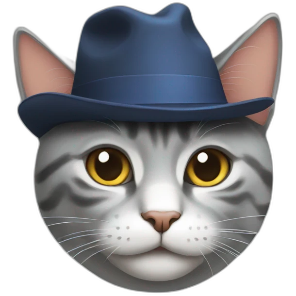 Cat Weward hat emoji