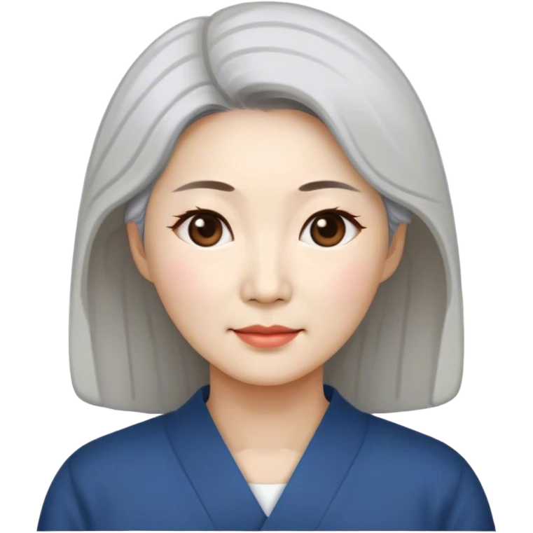 한국인 중년 여성 emoji