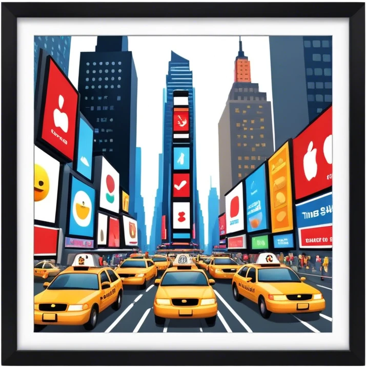 Times Square emoji