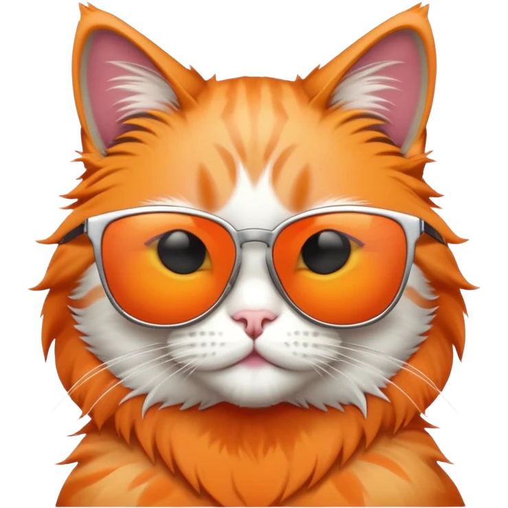 Cat wearing sunglasses emoji