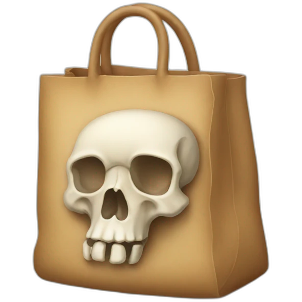 bag of bone emoji