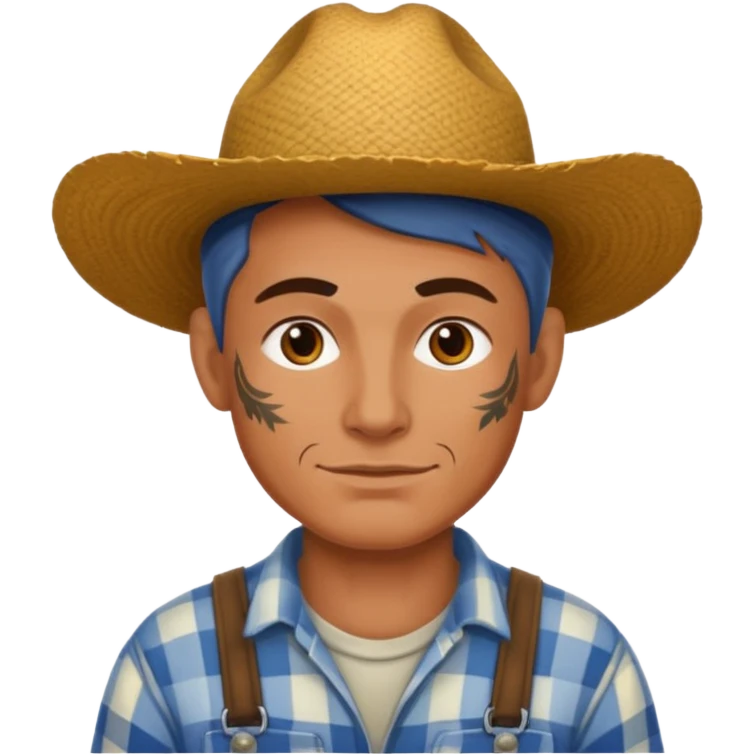 tattoed farmer emoji