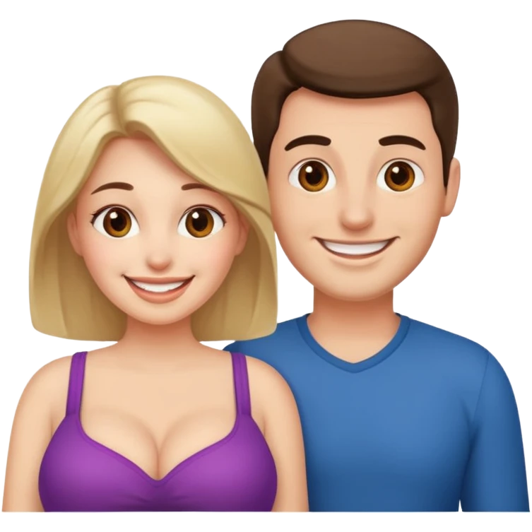 man fuck woman with big tits emoji