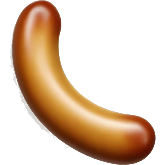 a signle bratwurst emoji