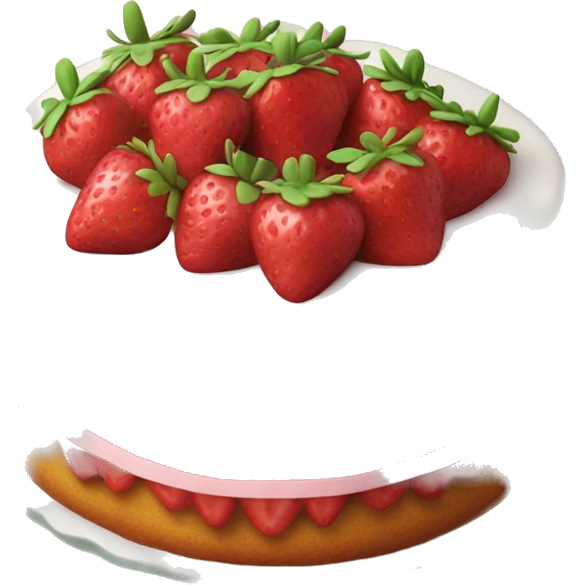 strawberry cake emoji