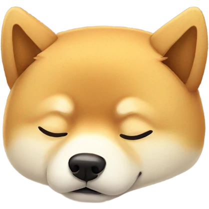 Sleepy shiba inu  emoji