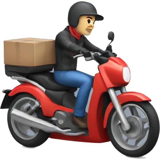 Moto delivery emoji