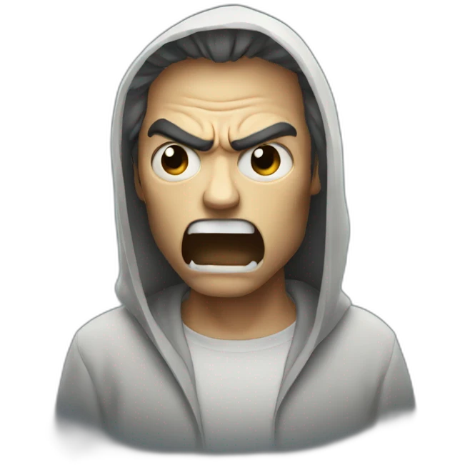 Angry death emoji