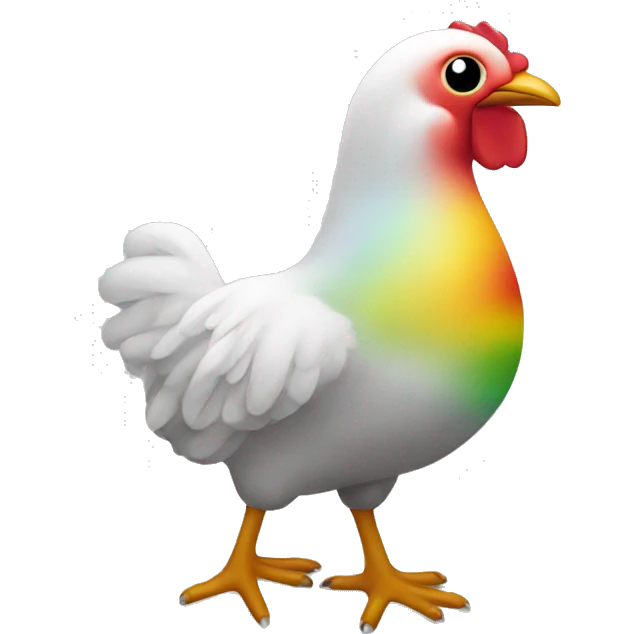 Pollito de 🌈 emoji