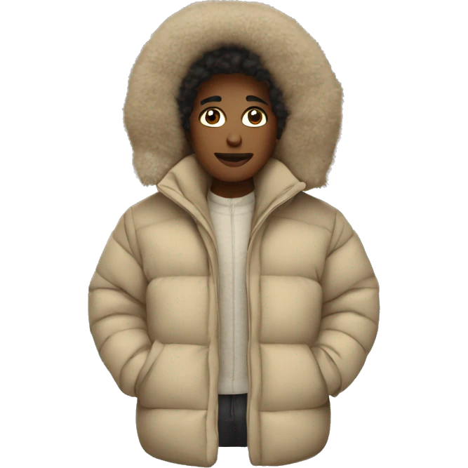 beige-winter-puffer-jacket emoji