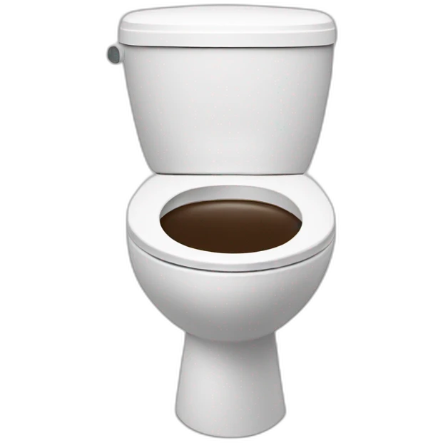 Coffee toilet emoji