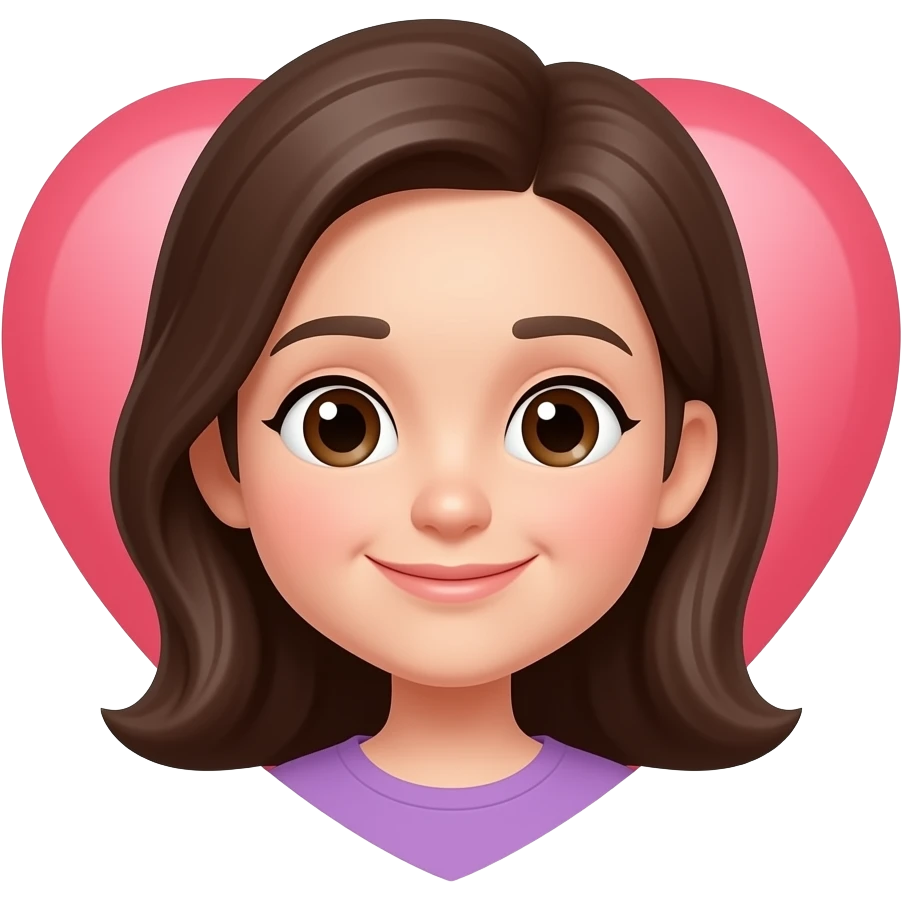 Smiley timide avec petit cœur emoji