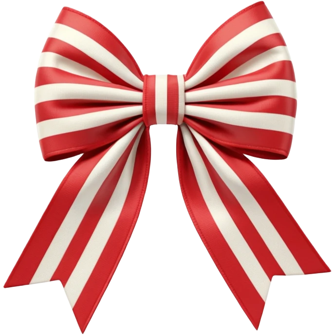 Red and off white cottagecore Gingham, 3D rendering Fabric bow, isolated, hyperrealistic. 4k hd professional quality  emoji