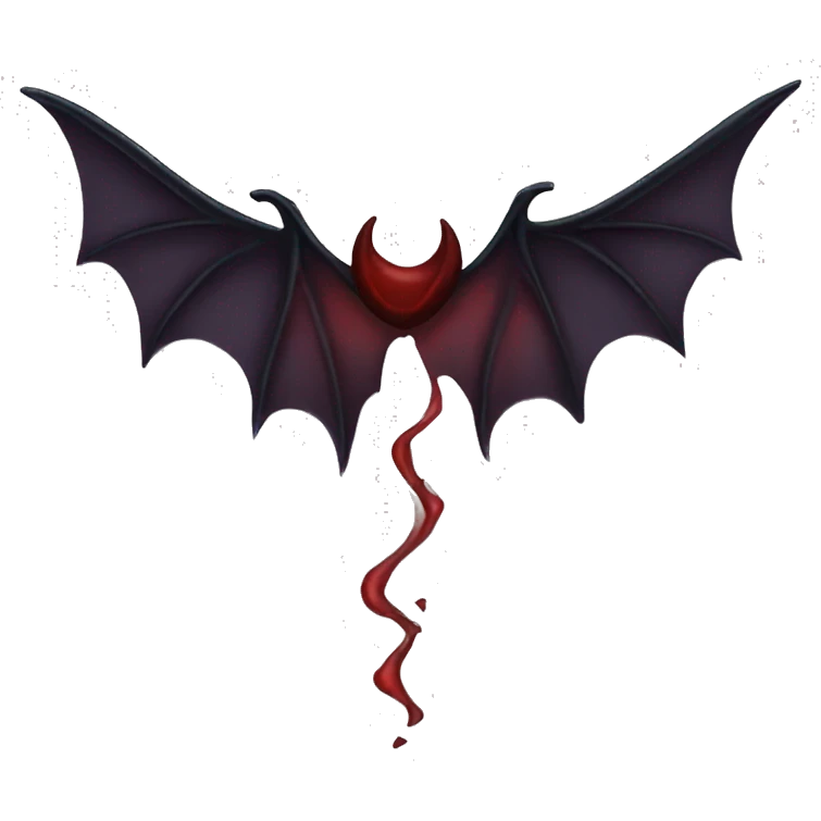 vampire wings emoji