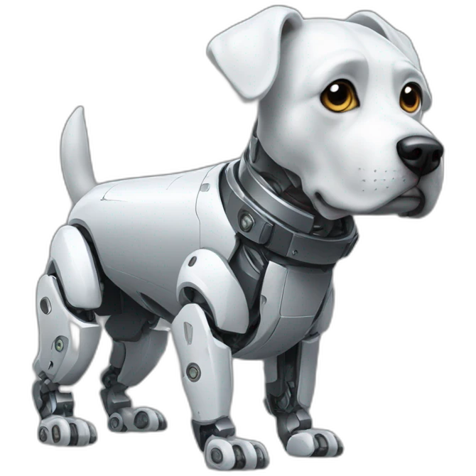 Dog robot kyberpunk emoji
