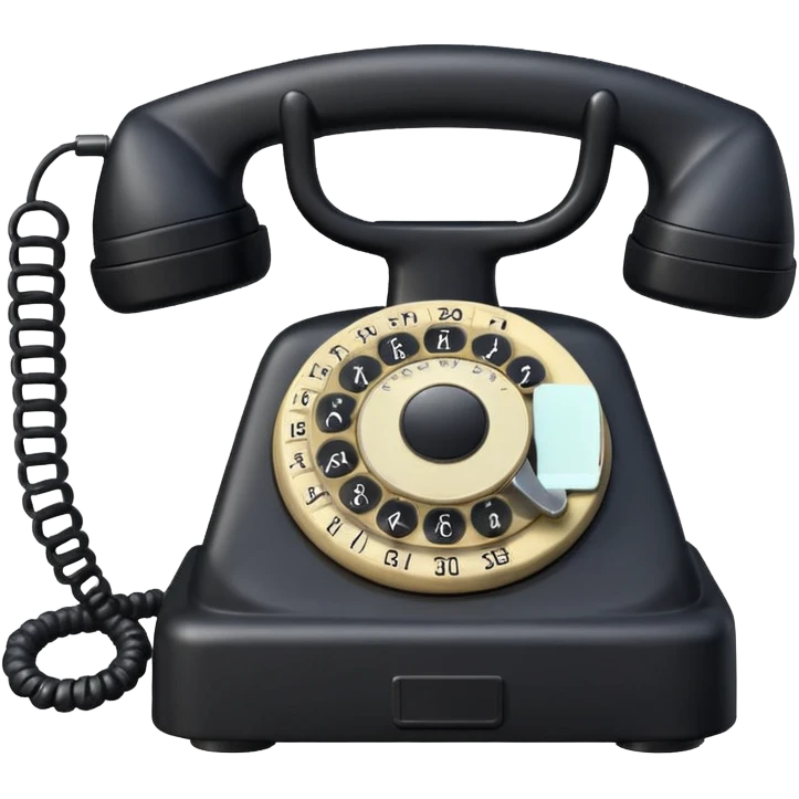 old phone emoji