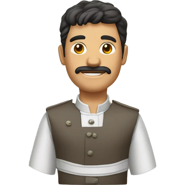  trigueño calvo delgado cocinero emoji