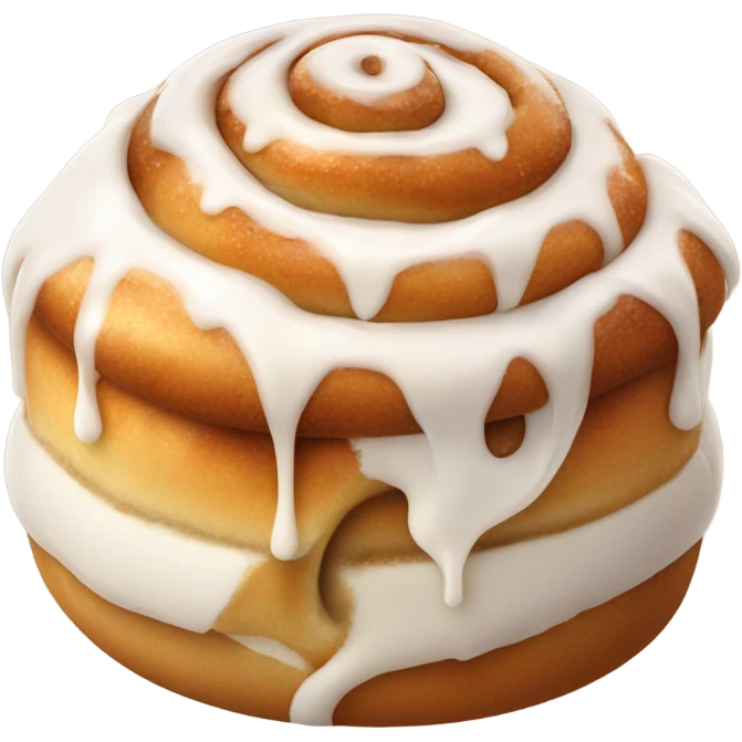 yummy cinnamon roll emoji