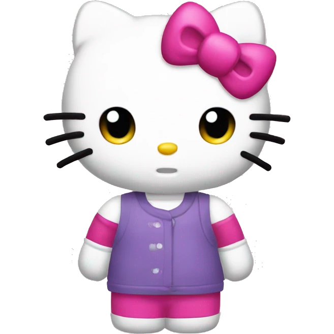 hello kitty shrug emoji