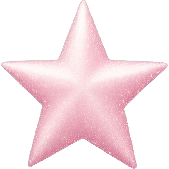 pale pink star sparkle emoji