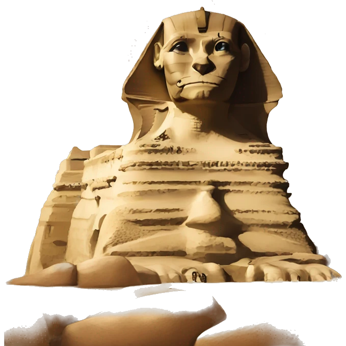 Great sphinx of Giza emoji