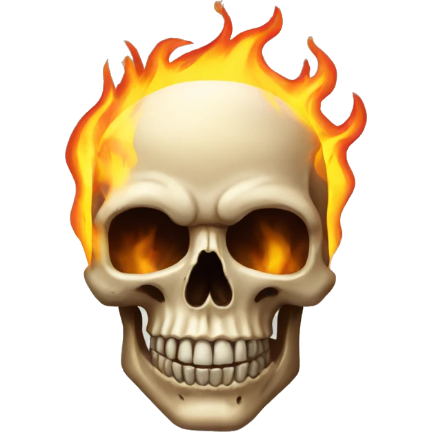 skull fire emoji