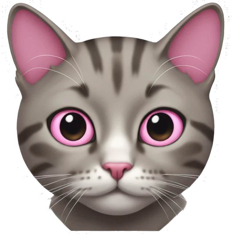 Cat with a pink ྀིྀི emoji