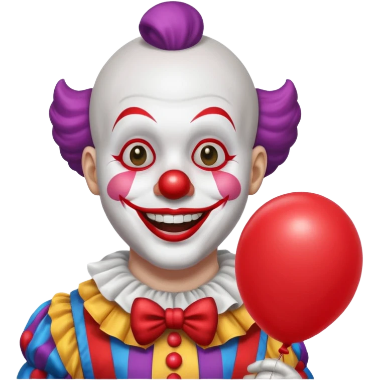 Clown + balloon emoji