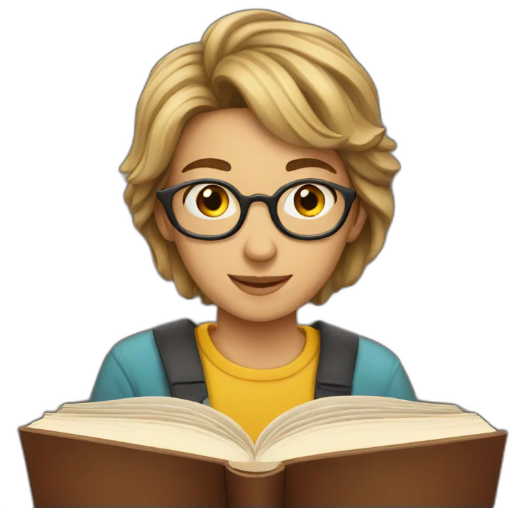 Book lover emoji