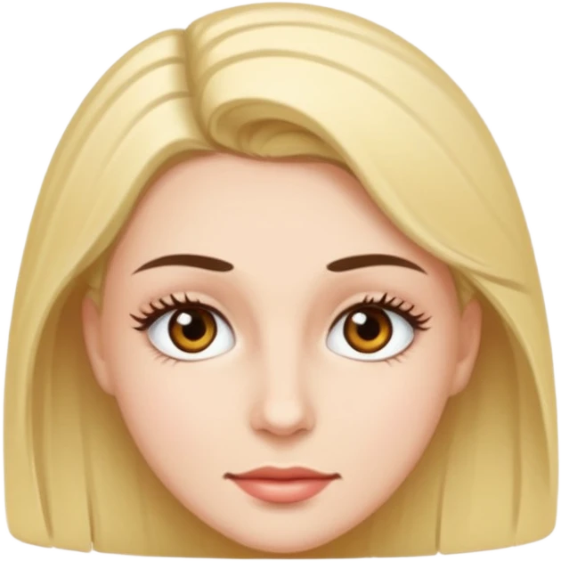 woman with short eyelashes emoji