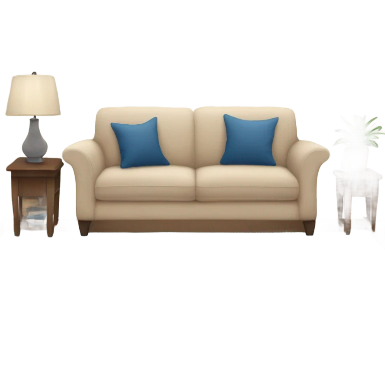 cozy beige et bleu emoji