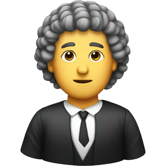 Barrister wig  emoji