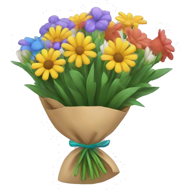 Giving flowers emoji