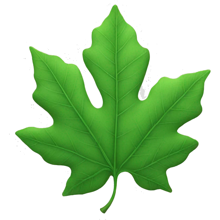 Leaf emoji