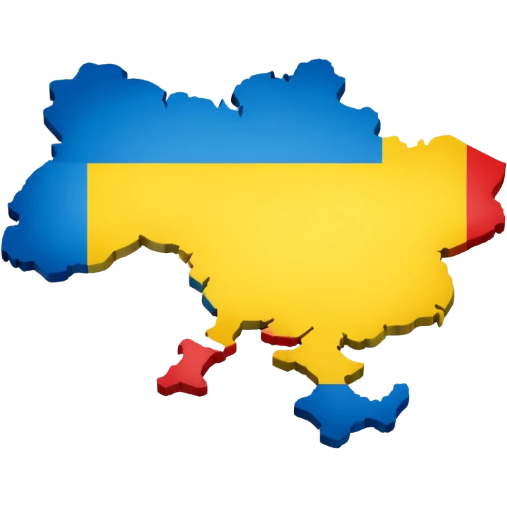 ukraine map  emoji