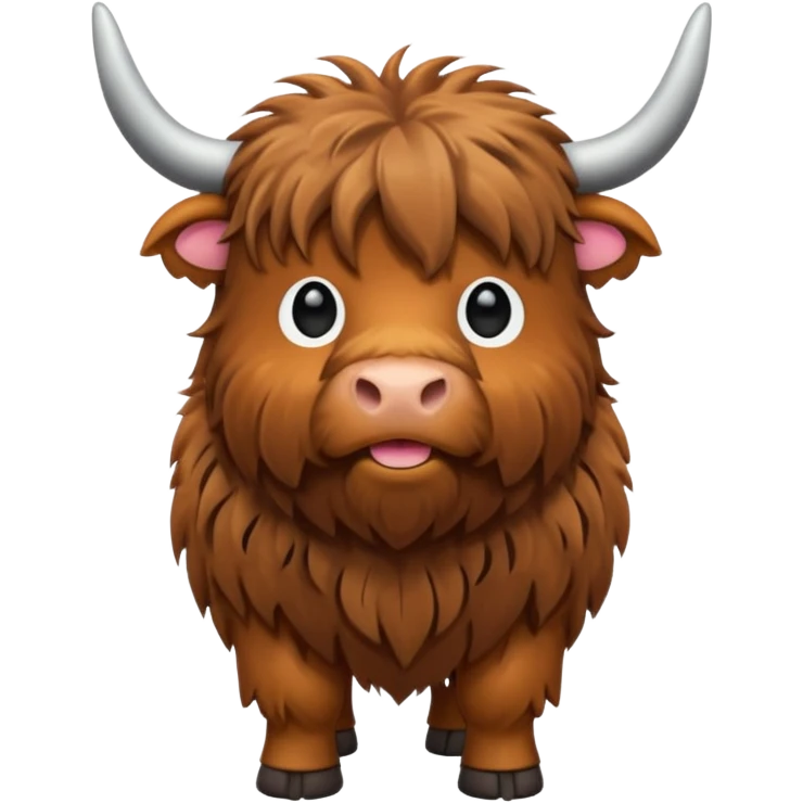 cute highland coo emoji