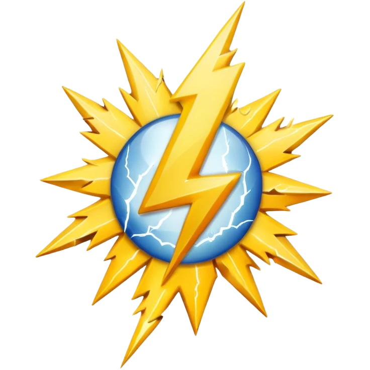 Lightning emoji