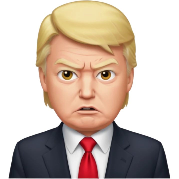 donald trump is crazy emoji