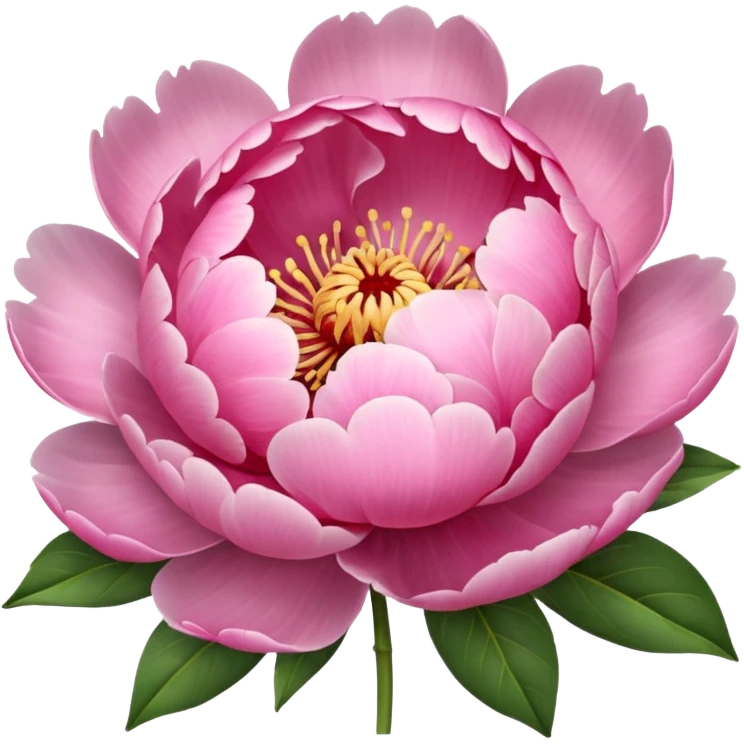 Pink peony emoji emoji