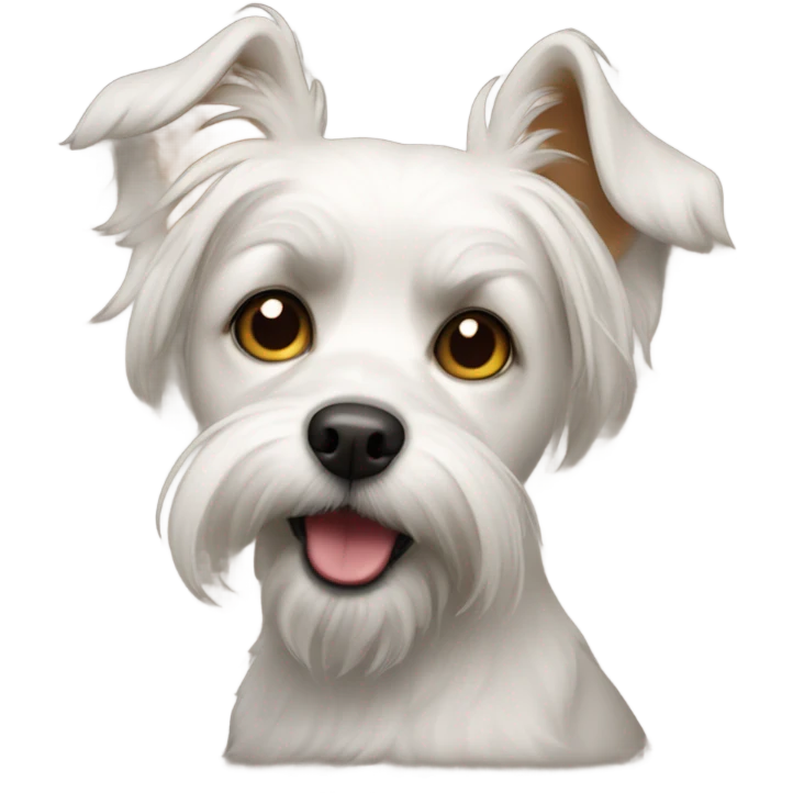 Jorkie dog emoji