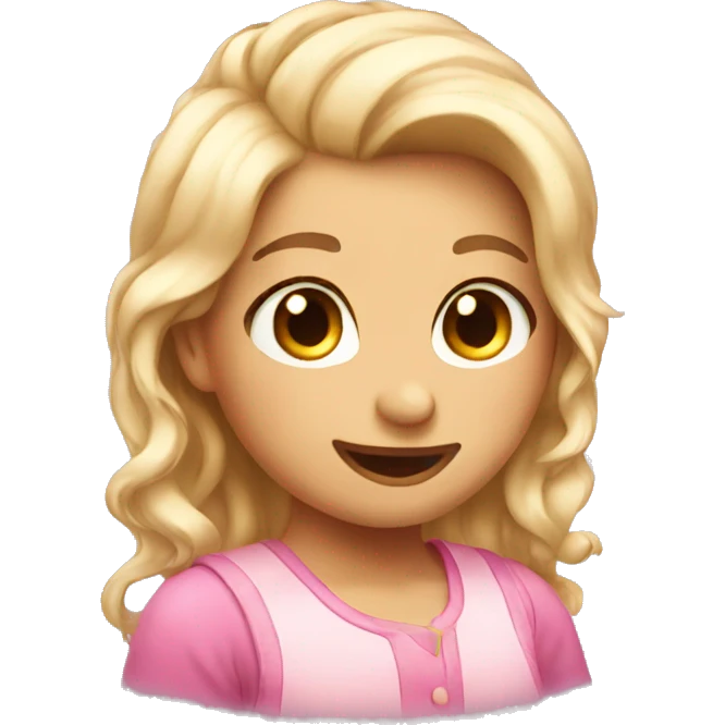 Girly blushing emoji emoji