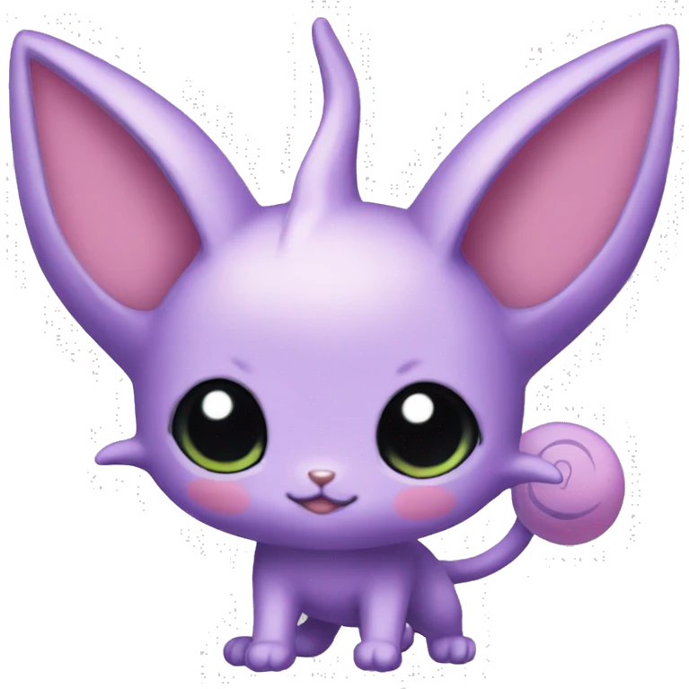 Kawaii Espeon full body emoji