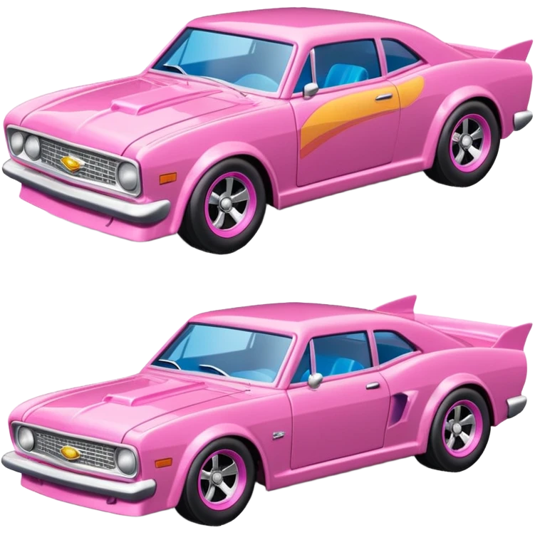 Машинка HotWheels розового цвета в классической упаковке HotWheels. emoji
