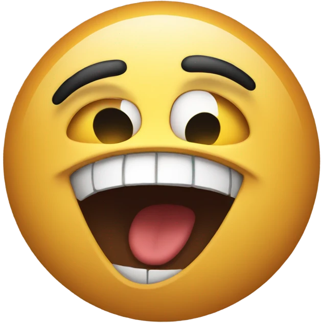 scared but happy emoji emoji